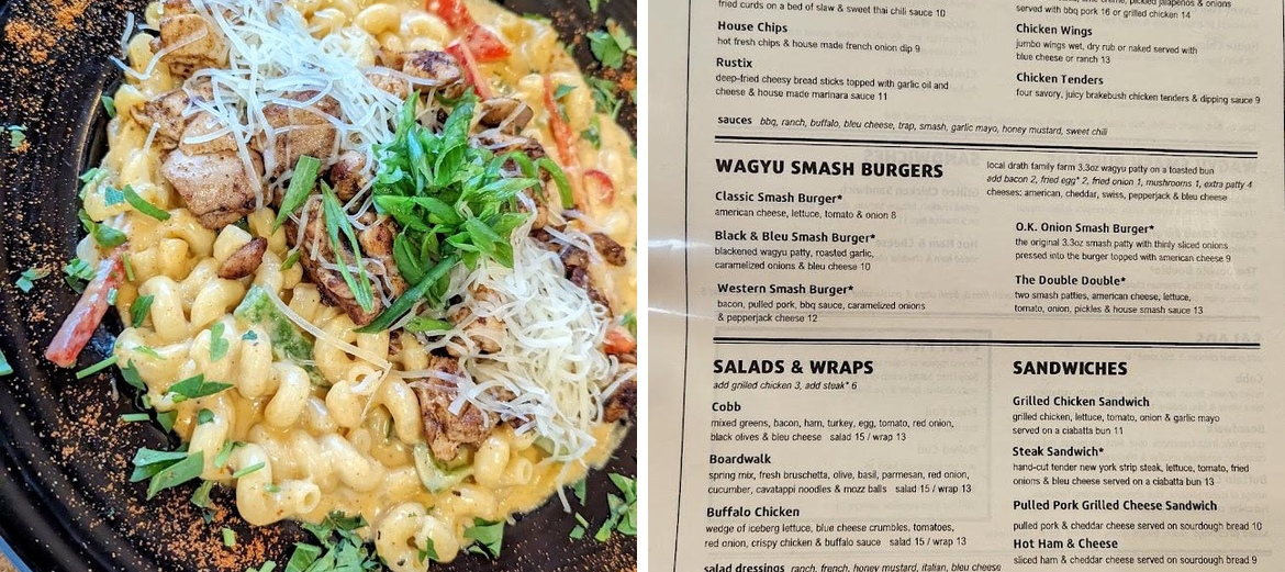 Rustic Grill at Glacier Wood Menu